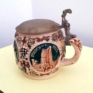 Vintage German Stein. Mug With Lid. Made In Germany. Collectible